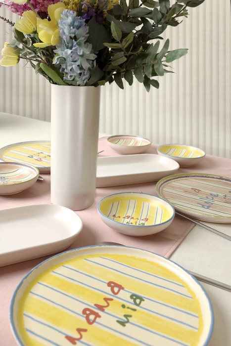 Hermia Set de Desayuno Multicolor de 12 Piezas